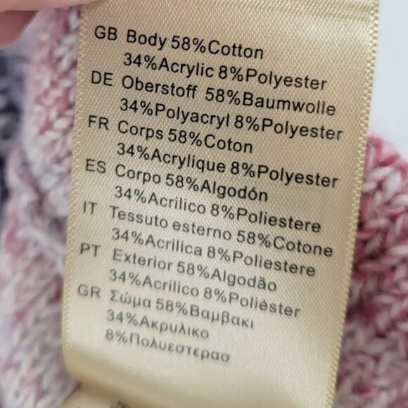 Scotch  Soda Space-Dyed Knitted Skirt  Multicolor Knit Fringe Skirt Size Small - Picture 9 of 11